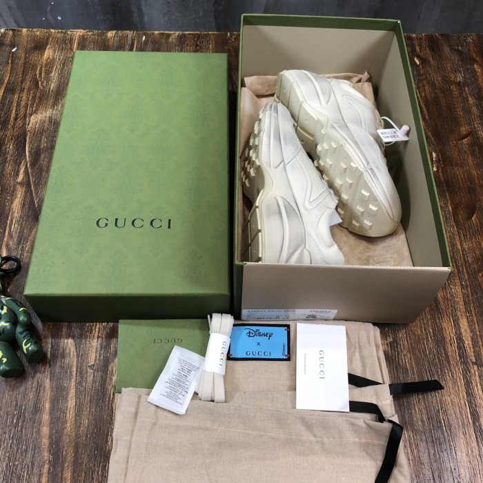 Gucci Rhython Leather Sneaker 'Ivory'