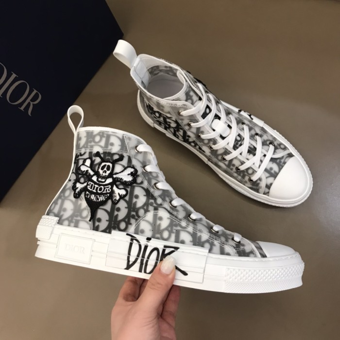 Dior And Shawn B23 High Top Bee Embroidery