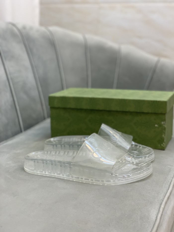 Gucci Persuit Rubber Slide 'Transparent'