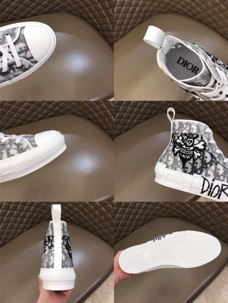 Dior And Shawn B23 High Top Bee Embroidery