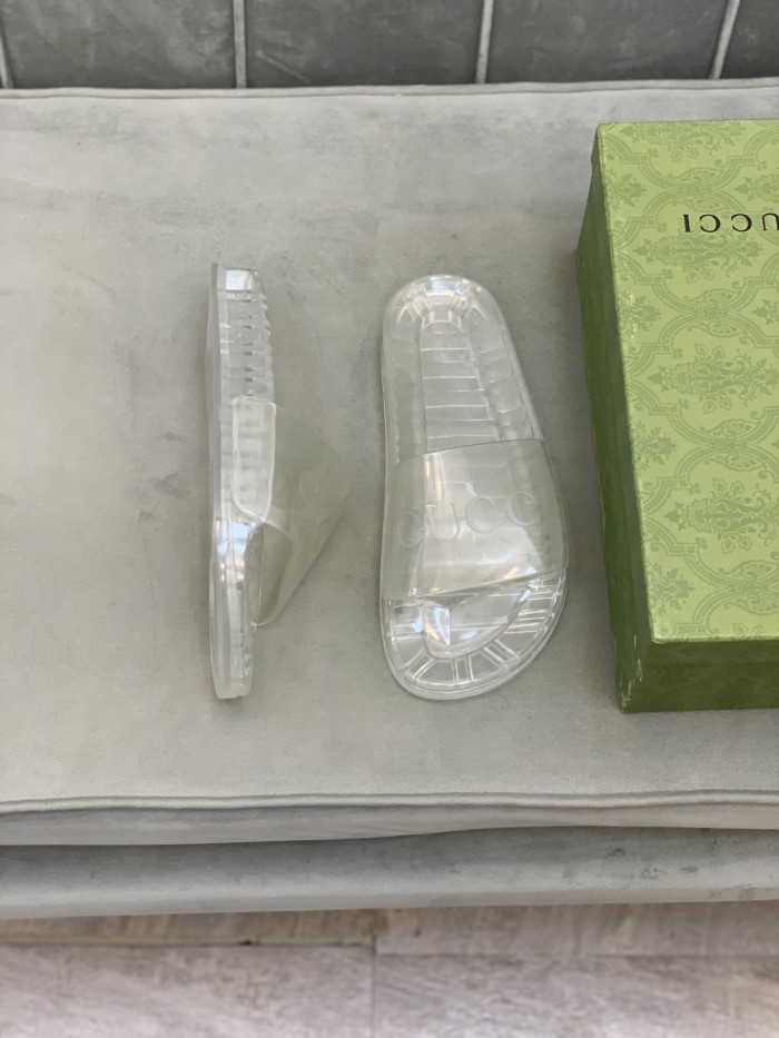 Gucci Persuit Rubber Slide 'Transparent'