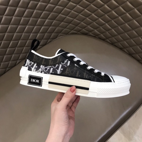 Dior B23 Low Black White Oblique