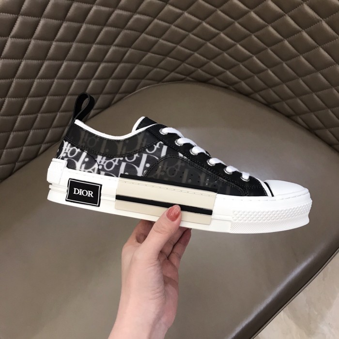 Dior B23 Low Black White Oblique