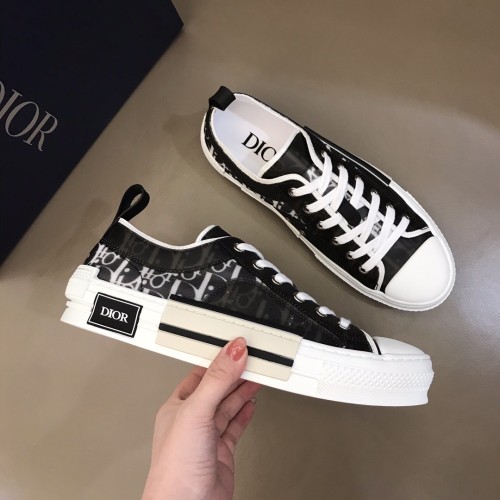 Dior B23 Low Black White Oblique
