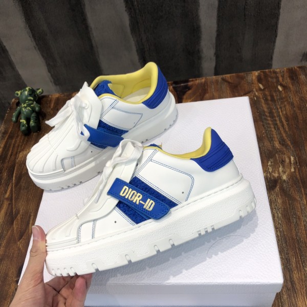 DIOR ID Stylish Skateboarding Shoes Women's White Blue
