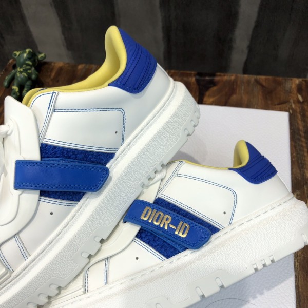 DIOR ID Stylish Skateboarding Shoes Women's White Blue