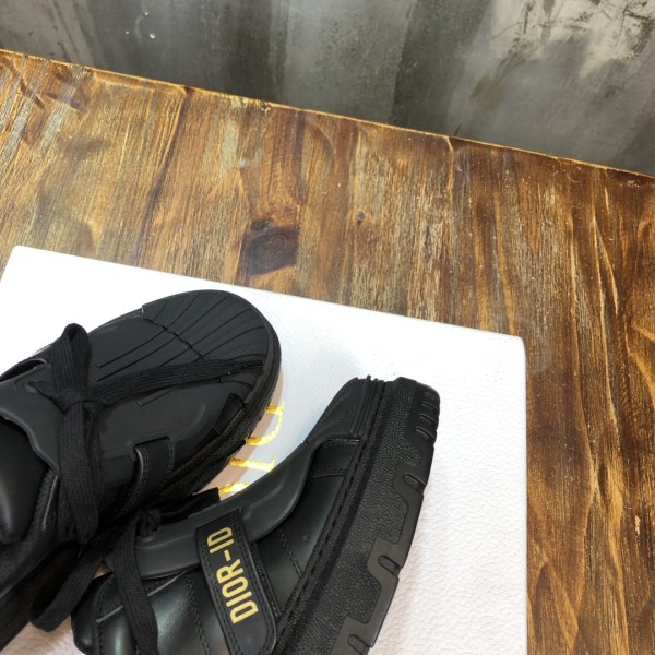 DIOR ID Shell Shoes Low top Stylish Skateboarding Shoes Women's Black