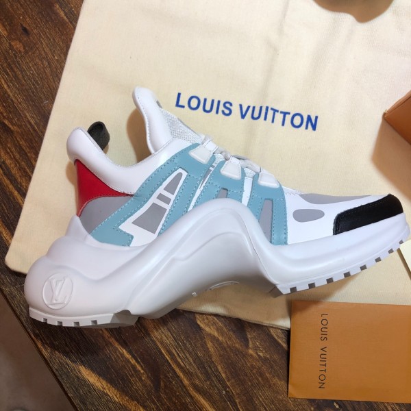LOUIS VUITTON Archlight 1.0 Sneakers 'White Blue Beige' Women's