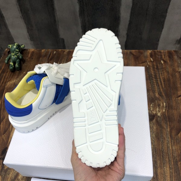 DIOR ID Stylish Skateboarding Shoes Women's White Blue
