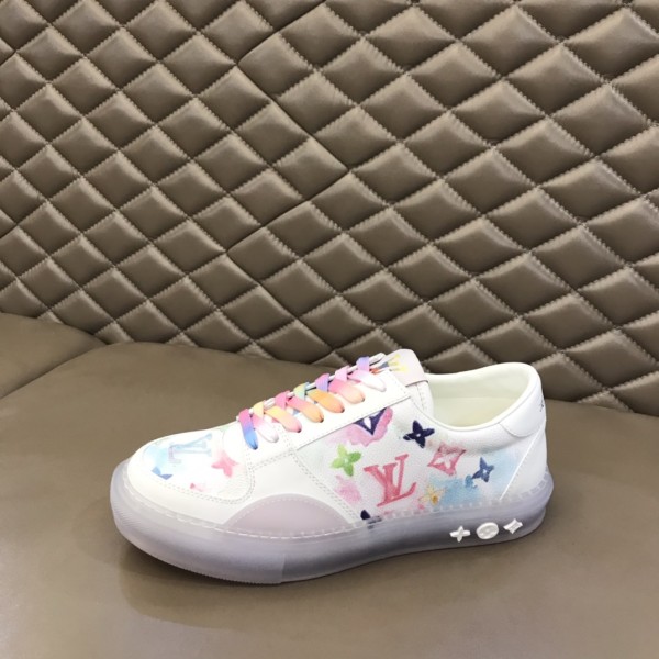 Louis Vuitton Ollie White Rainbow Monogram