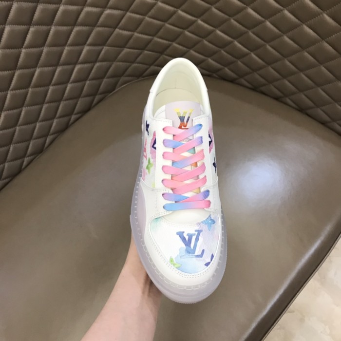 Louis Vuitton Ollie White Rainbow Monogram