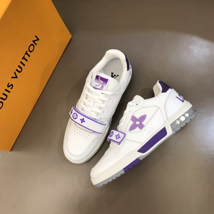 Louis Vuitton Trainer Violet Mesh