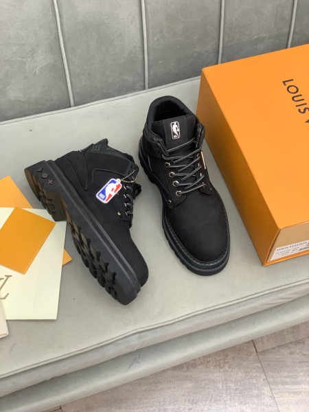 Louis Vuitton x NBA Oberkampf Ankle Boot Black