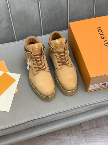 Louis Vuitton x NBA Oberkampf Ankle Boot Beige