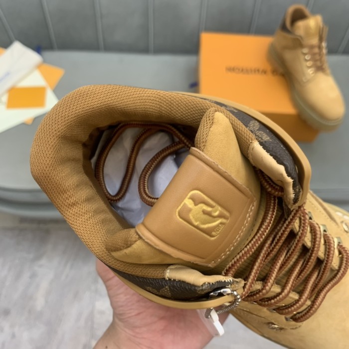 Louis Vuitton x NBA Oberkampf Ankle Boot Beige