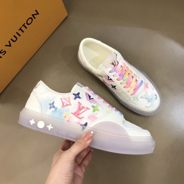 Louis Vuitton Ollie White Rainbow Monogram