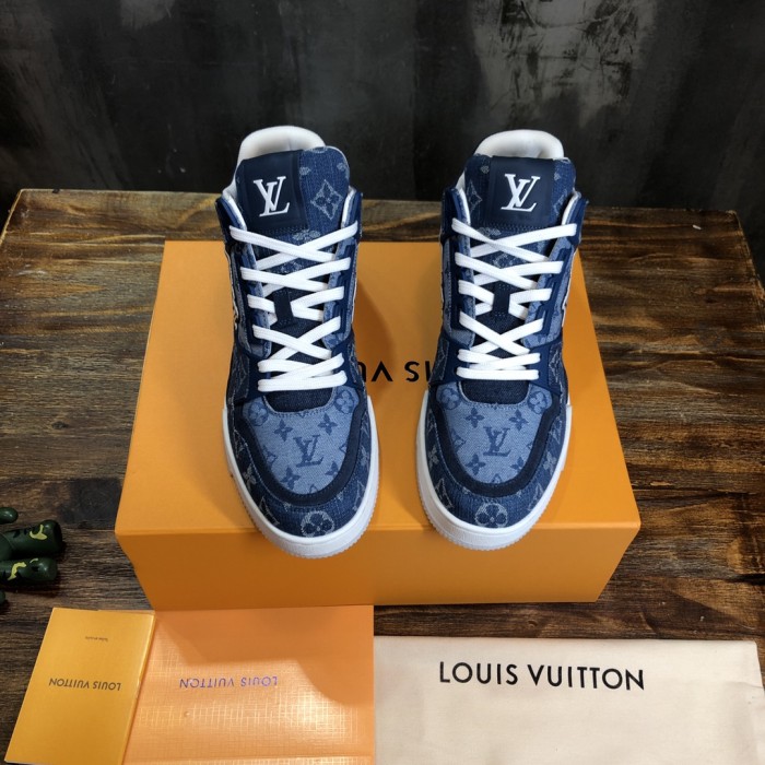 Louis Vuitton Trainer Monogram Denim
