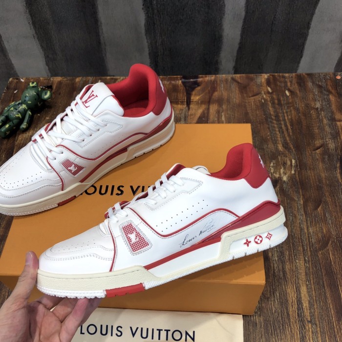 Louis Vuitton LV Trainer Bordeaux