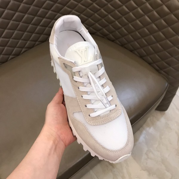 Louis Vuitton LV Runner White Suede SS19