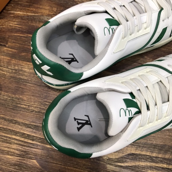Louis Vuitton LV Trainer Sneaker Low White Green