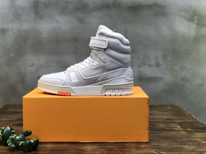 Louis Vuitton Trainer High Top Grey