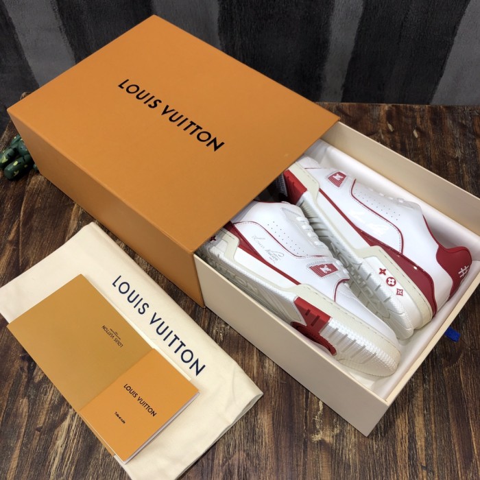 Louis Vuitton LV Trainer Bordeaux