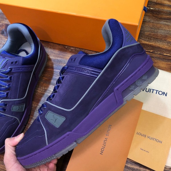 Louis Vuitton Trainer Metallic Purple