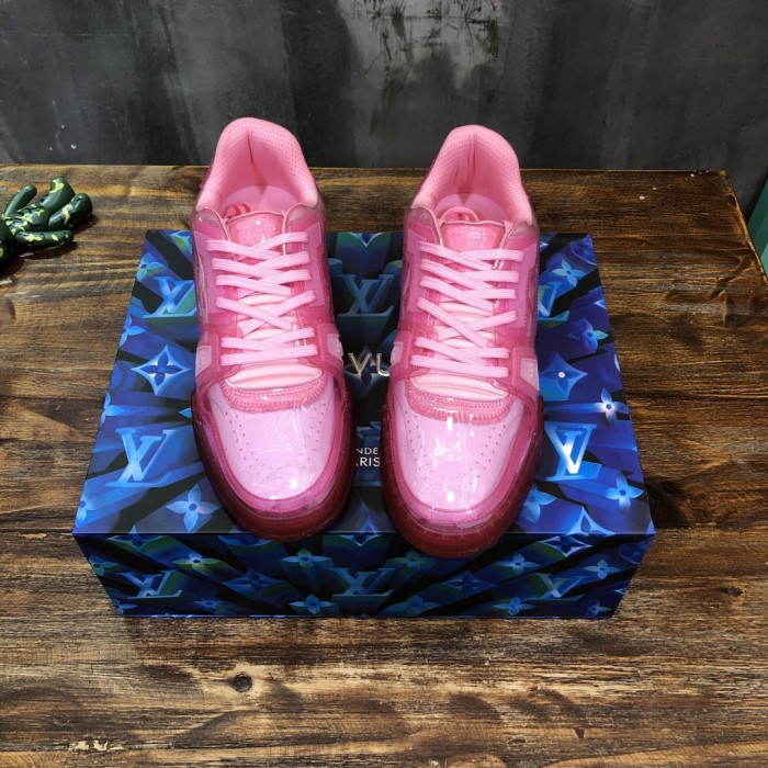 Louis Vuitton LV Trainer Fluroescent Pink