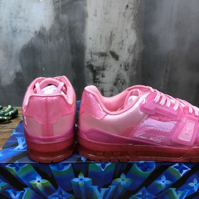 Louis Vuitton LV Trainer Fluroescent Pink
