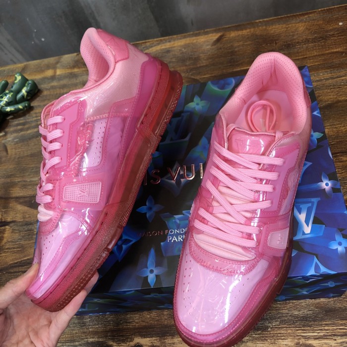 Louis Vuitton LV Trainer Fluroescent Pink