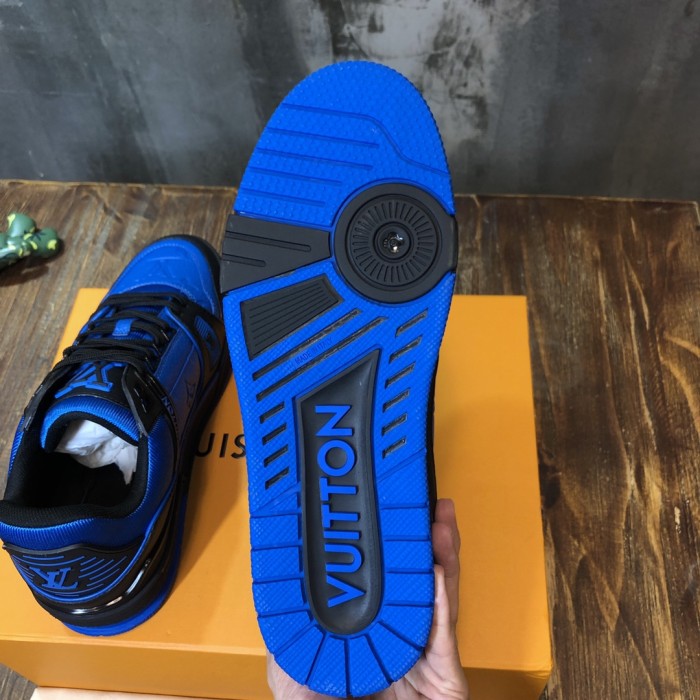 Louis Vuitton LV Trainer Black Blue