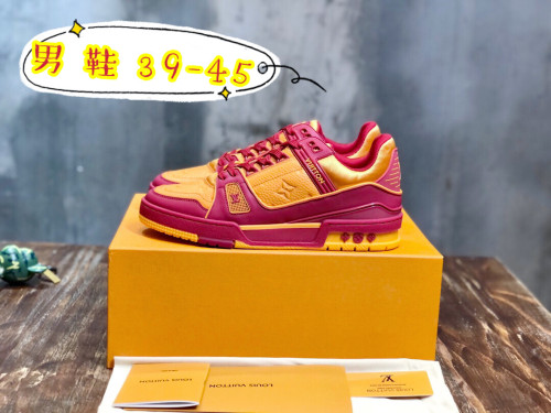 Louis Vuitton Trainer Red Orange