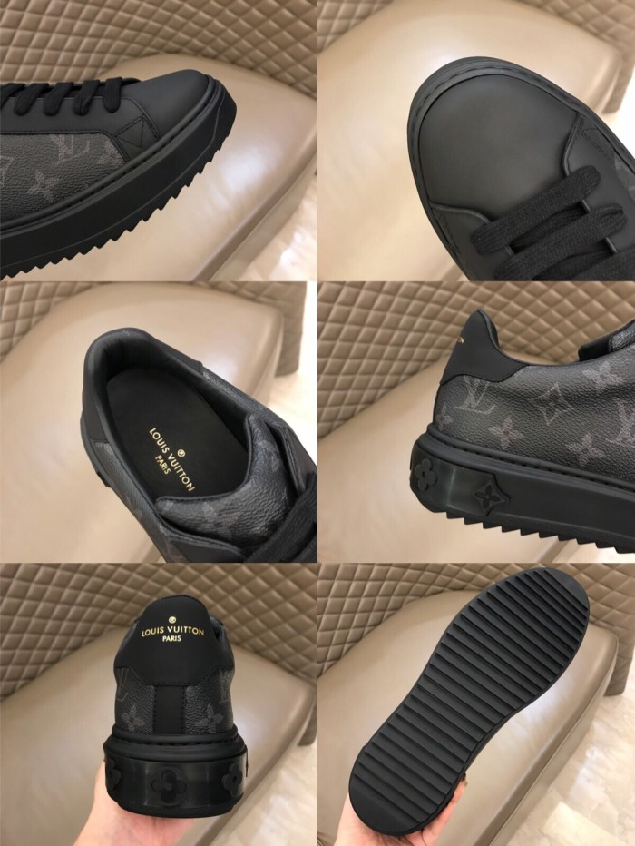 LOUIS VUITTON Time Out Sneakers Black