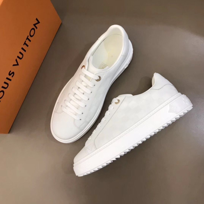 LOUIS VUITTON Time Out Sneakers white