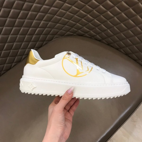 LOUIS VUITTON Lv Time Out Sneakers 'White Gold' Women's