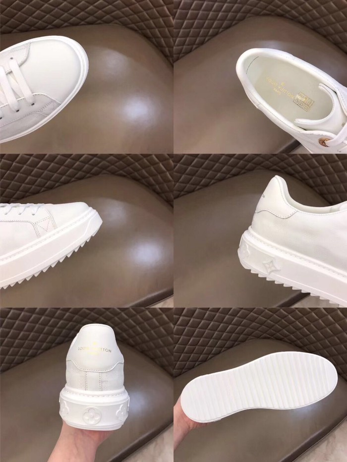 LOUIS VUITTON Time Out Sneakers white