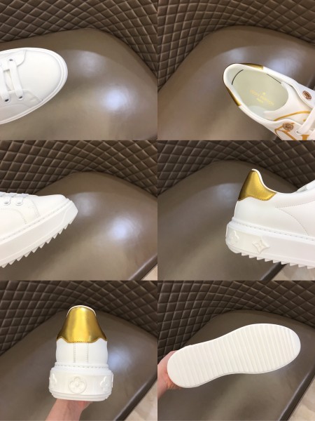LOUIS VUITTON Lv Time Out Sneakers 'White Gold' Women's