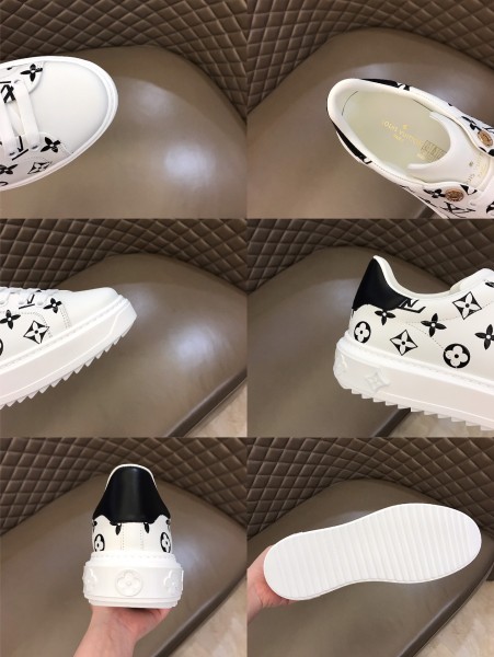 LOUIS VUITTON Lv Time Out Sneakers Black/White Women's