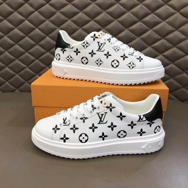 LOUIS VUITTON Lv Time Out Sneakers Black/White Women's