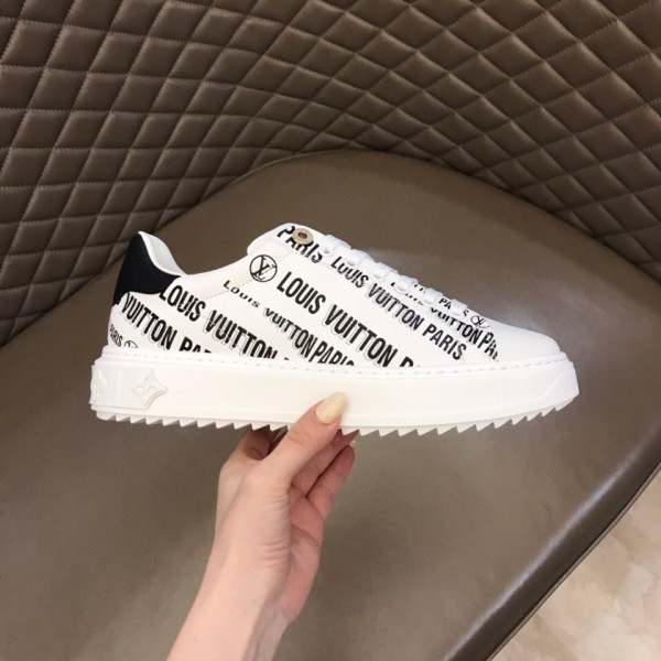 LOUIS VUITTON Time Out Sneakers 'White Black'