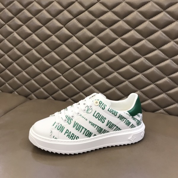 LOUIS VUITTON Time Out Sneakers 'White Green'