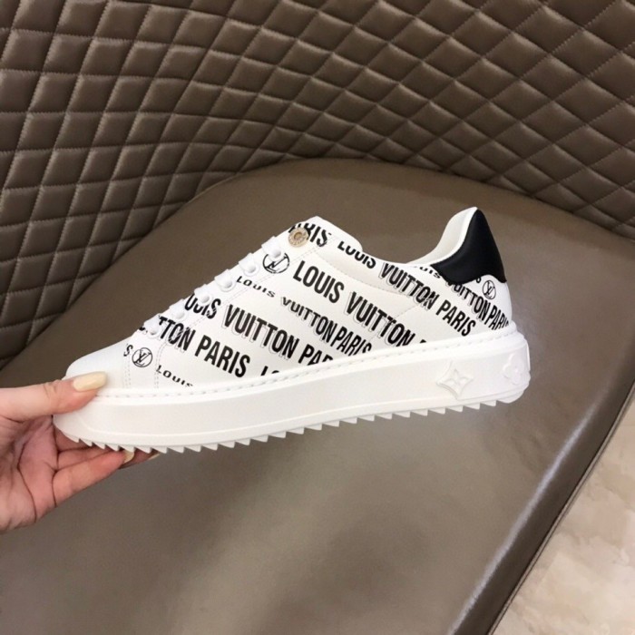 LOUIS VUITTON Time Out Sneakers 'White Black'