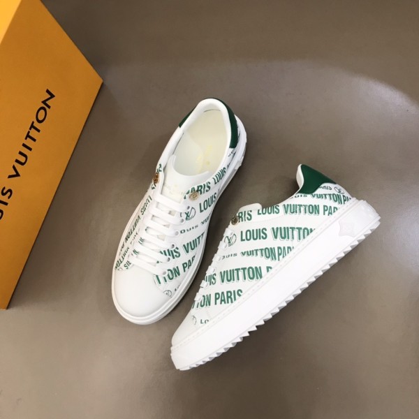 LOUIS VUITTON Time Out Sneakers 'White Green'