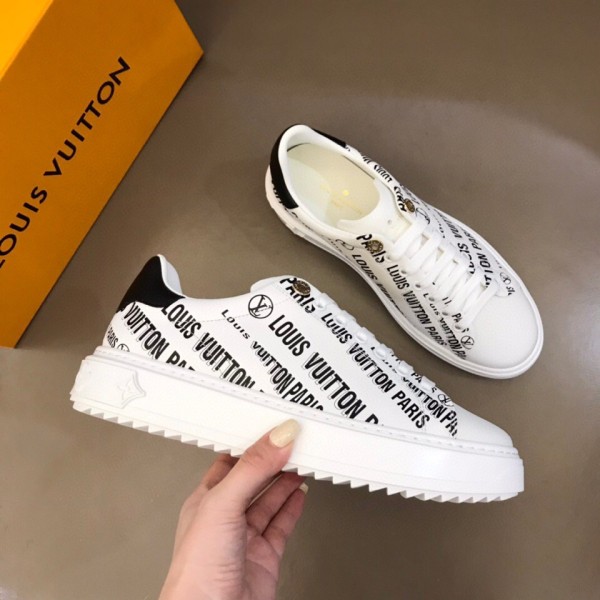 LOUIS VUITTON Time Out Sneakers 'White Black'