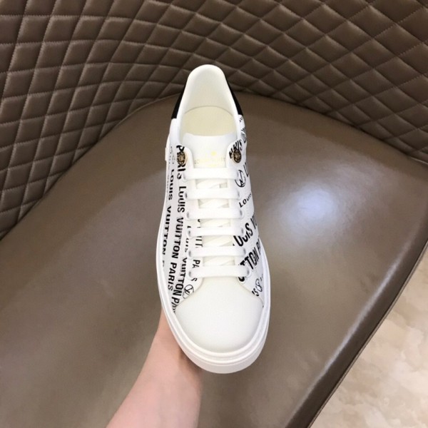 LOUIS VUITTON Time Out Sneakers 'White Black'