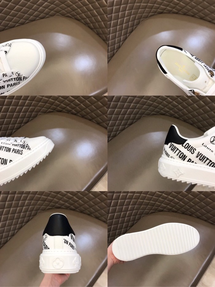 LOUIS VUITTON Time Out Sneakers 'White Black'