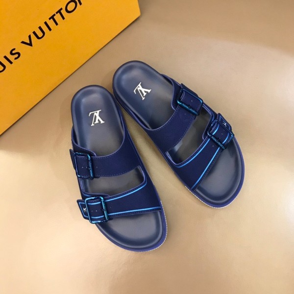 LOUIS VUITTON Trainer Mule Blue