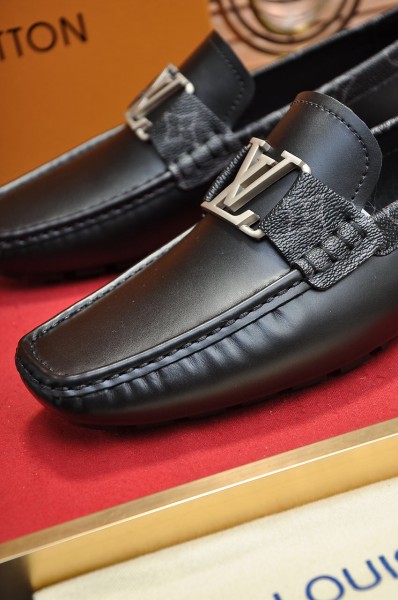 LOUIS VUITTON Monte Carlo Loafers Men's Black