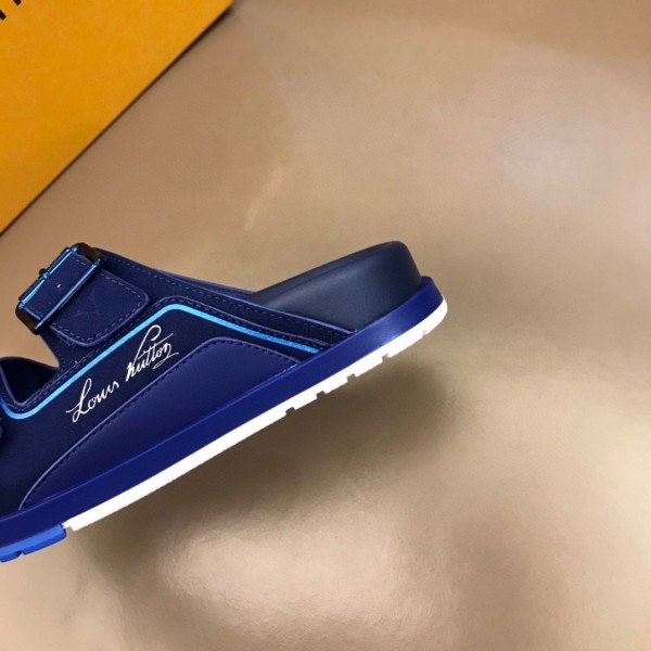 LOUIS VUITTON Trainer Mule Blue