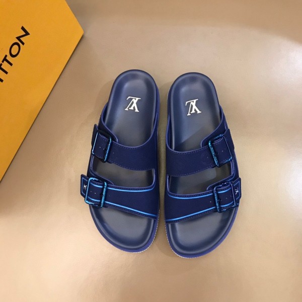 LOUIS VUITTON Trainer Mule Blue